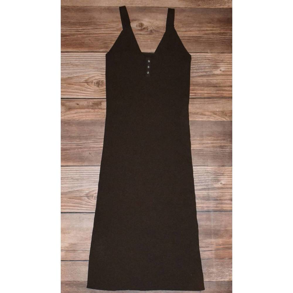 NEW TASHA POLIZZI women's knit dress in chocolate